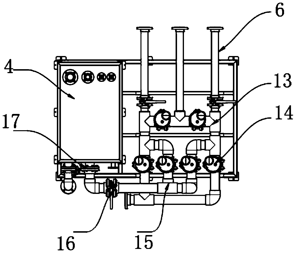 Ventilation cooling device for transformer substation