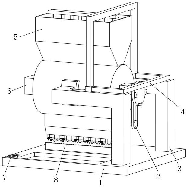 Material control device for gunpowder filling for firecracker production