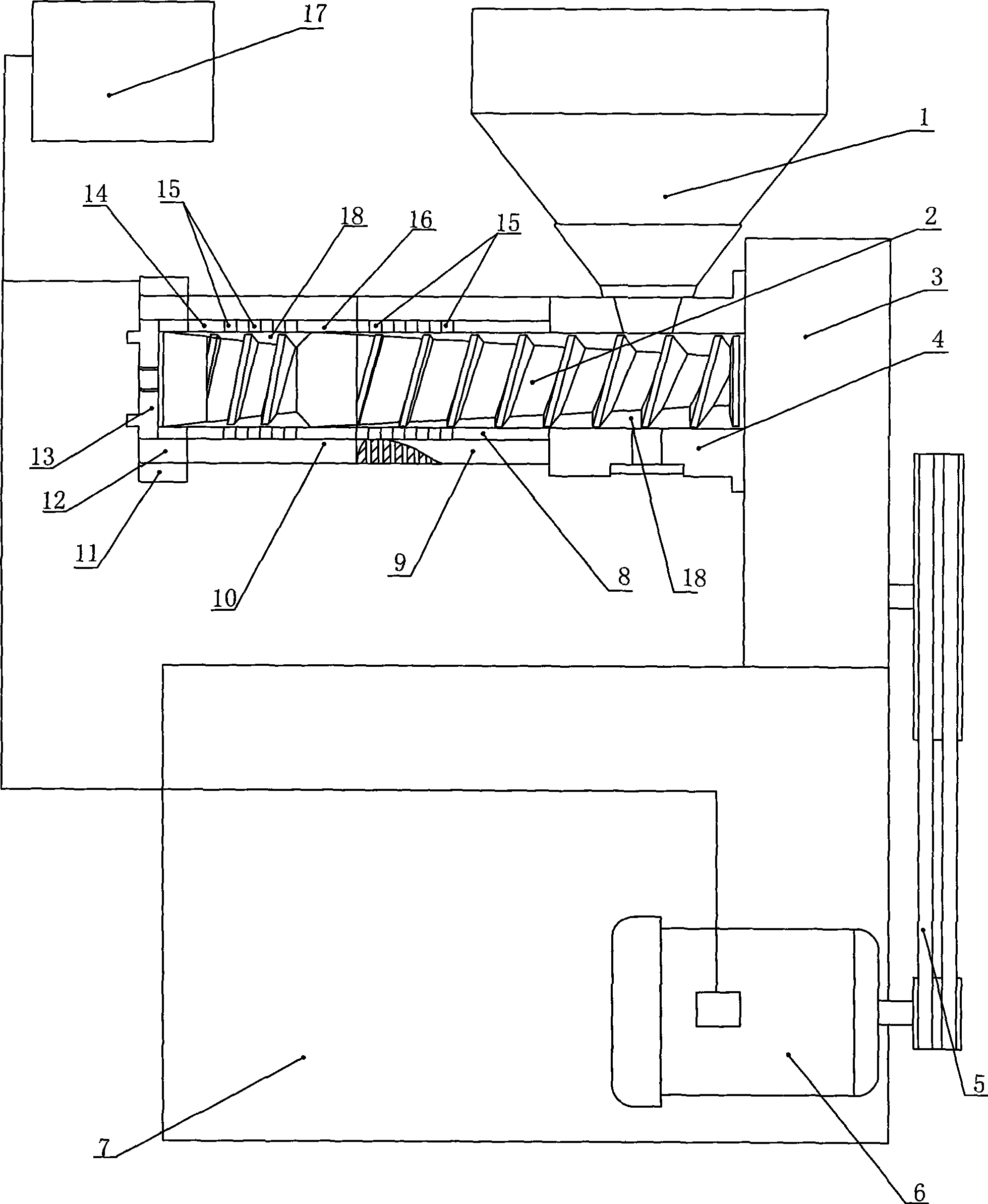 A frequency and speed modulating multi-ring oil mill