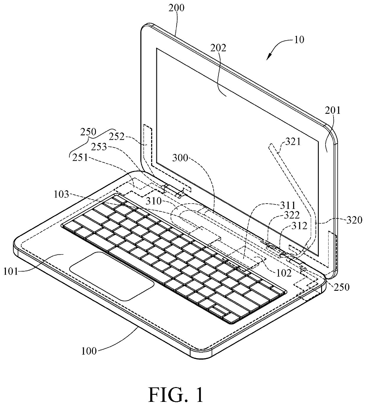 Heat dissipation assembly and portable electronic device