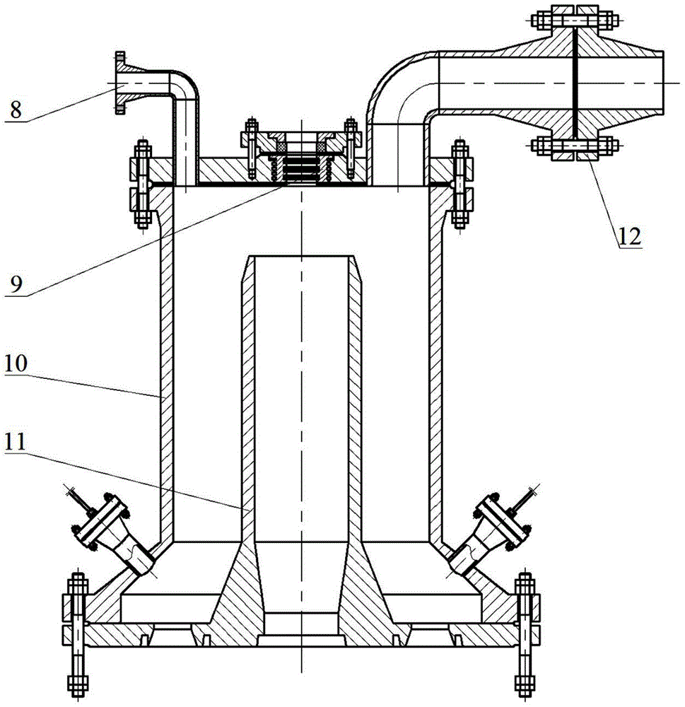 Axial-flow coaxial film tube micro-bubble homogenization device