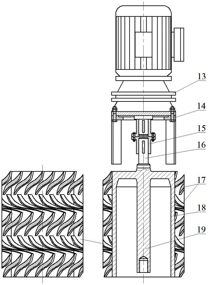 Axial-flow coaxial film tube micro-bubble homogenization device