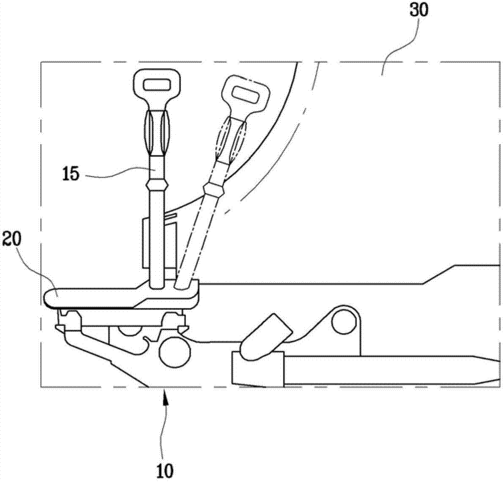 Apparatus for displacing anchor pre-tensioner for seat belt