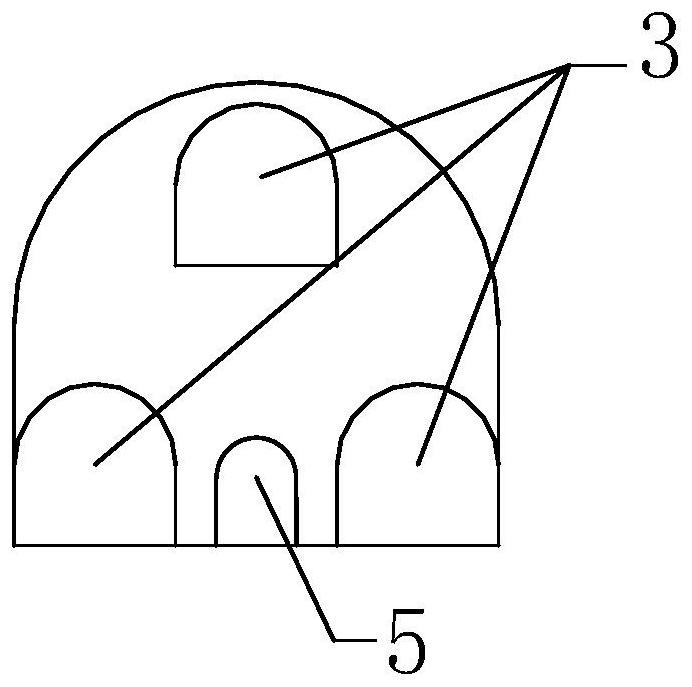 A composite anchorage of suspension bridge tunnel anchor and its construction method