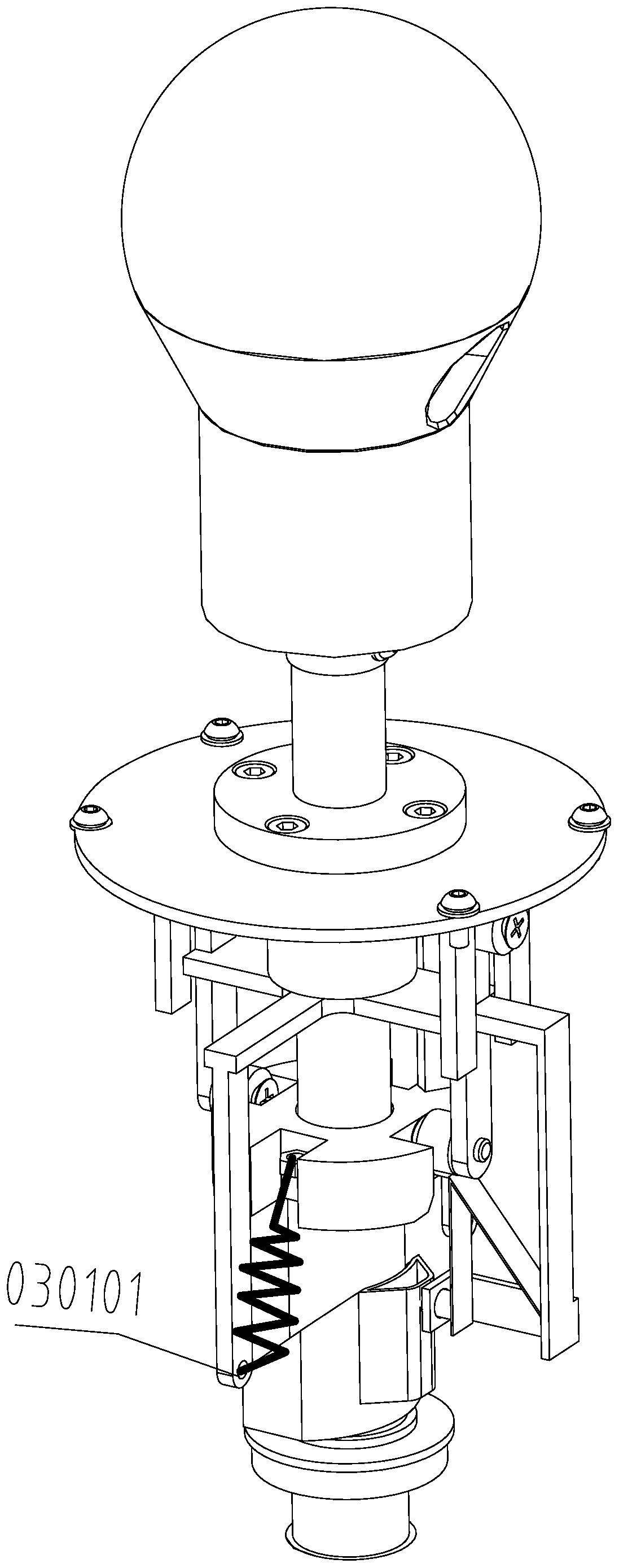 Self-locking electrostatic discharge alarm instrument for human body