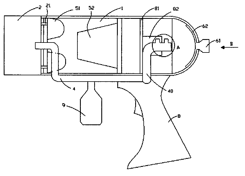 Dust-free fingerprint gun