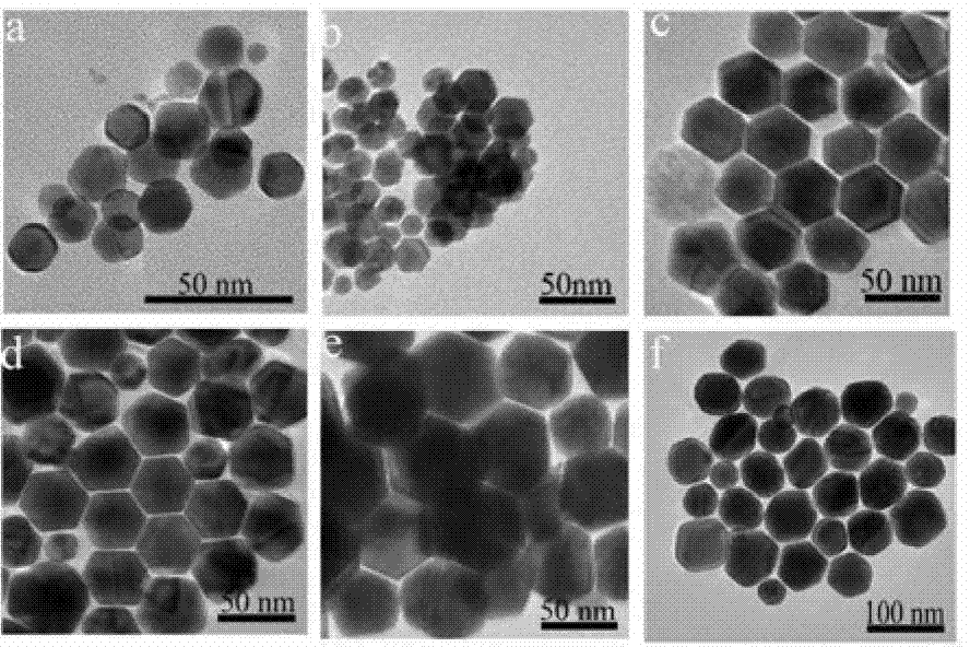 Method for preparing Au and Agx (Au) 1-x nano-crystals through organic phases