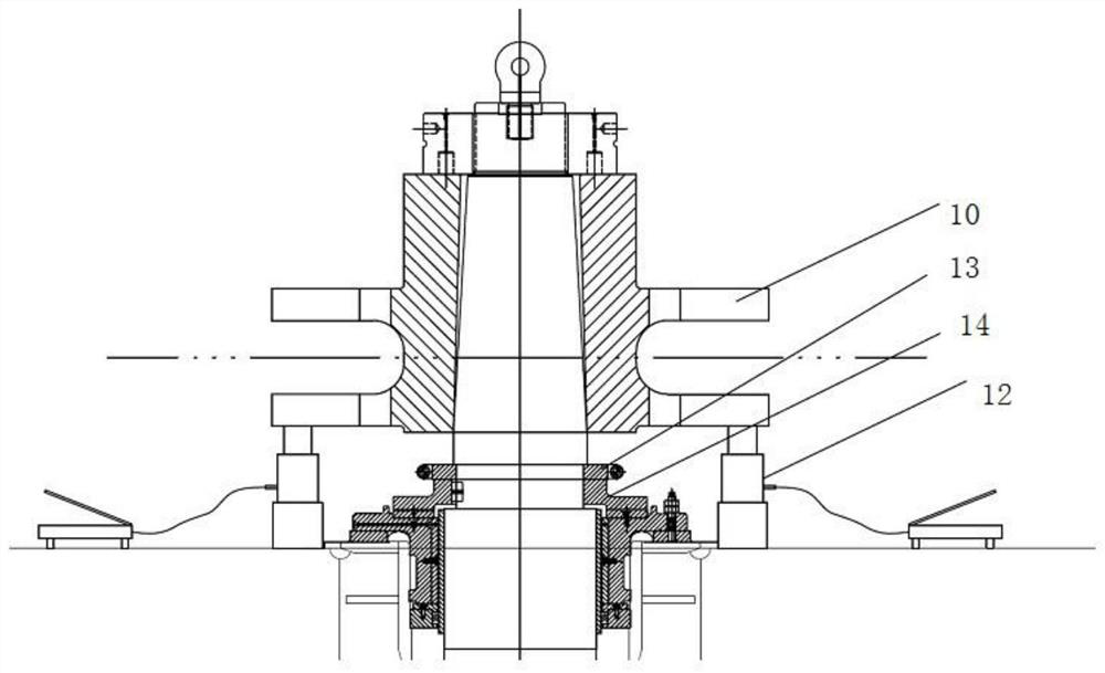 Ship rudder bearing wharf maintenance and replacement method