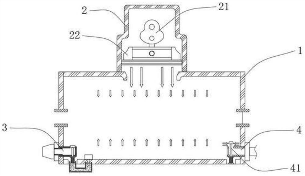 An auxiliary respiratory device for nursing in an ICU adult ward