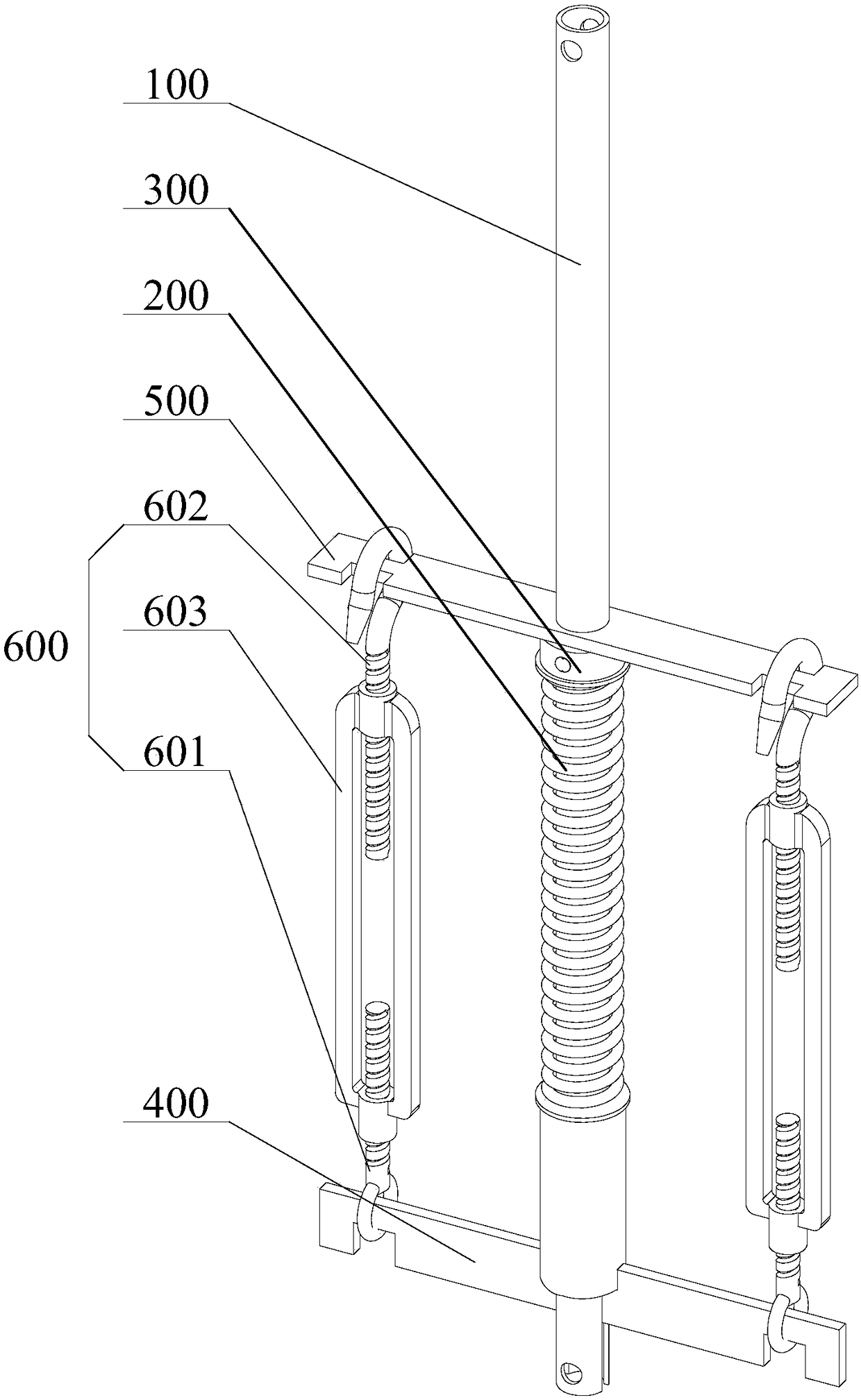 Replacement device used for disconnector spring