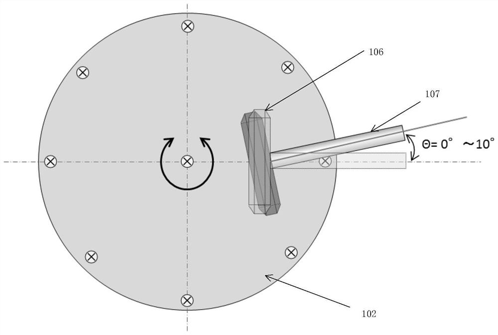 Material wear life prediction method, equipment, and material wear test device