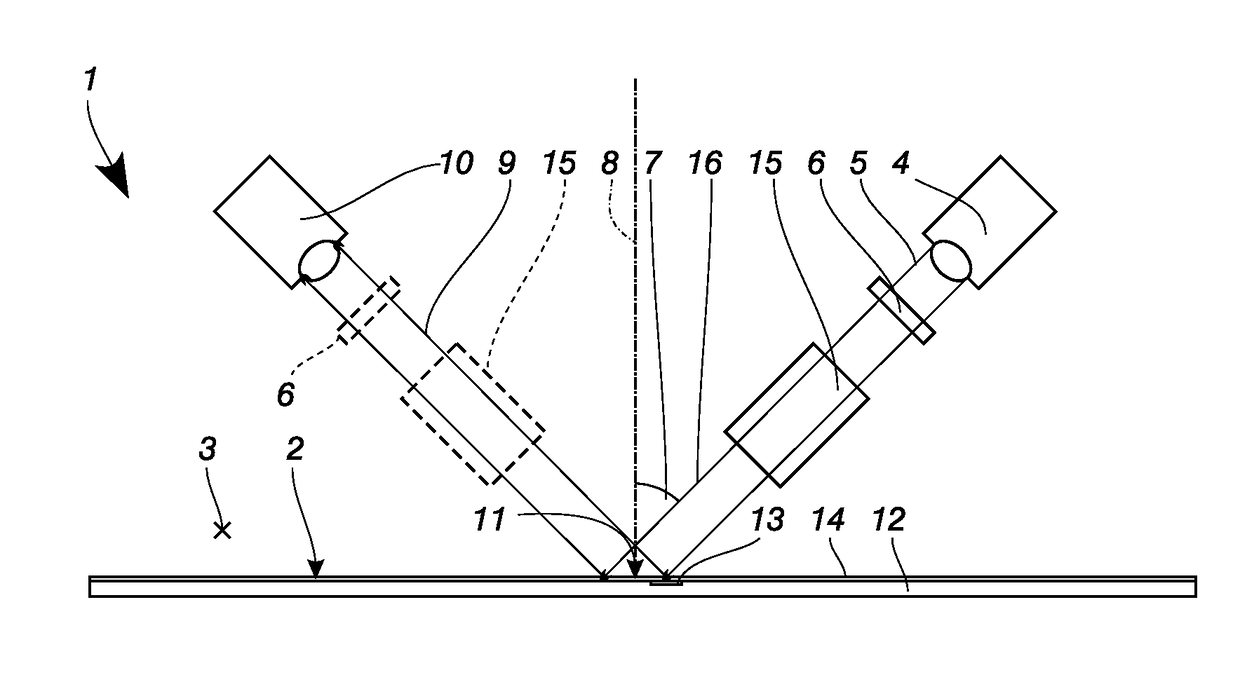 Sensor for capturing a moving material web