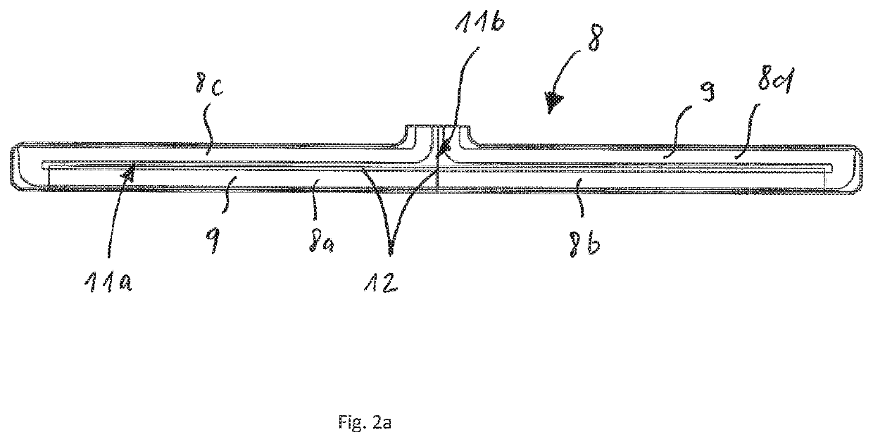 Device and method for inductive sealing of a plurality of plies of a laminate