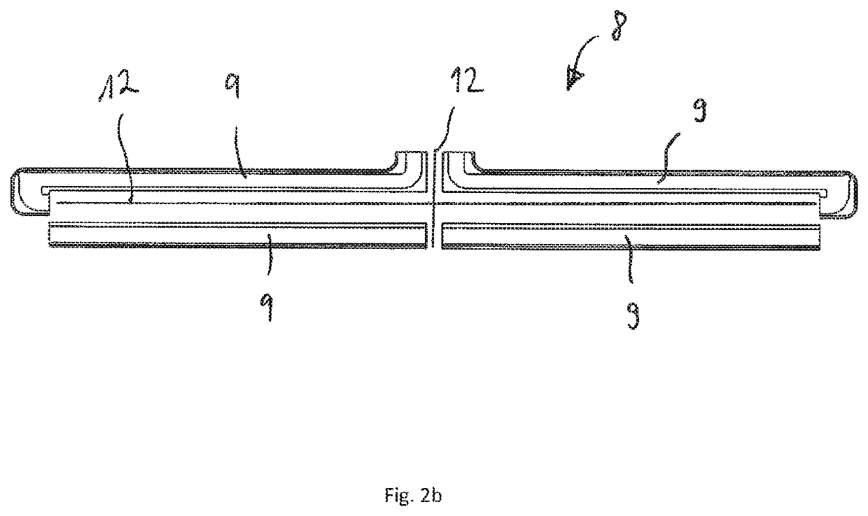 Device and method for inductive sealing of a plurality of plies of a laminate