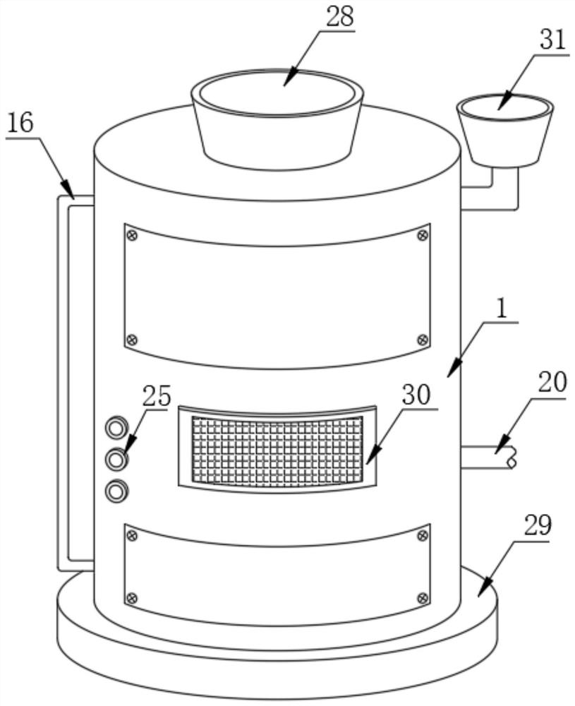 Circulating purification process and device for water pollution treatment