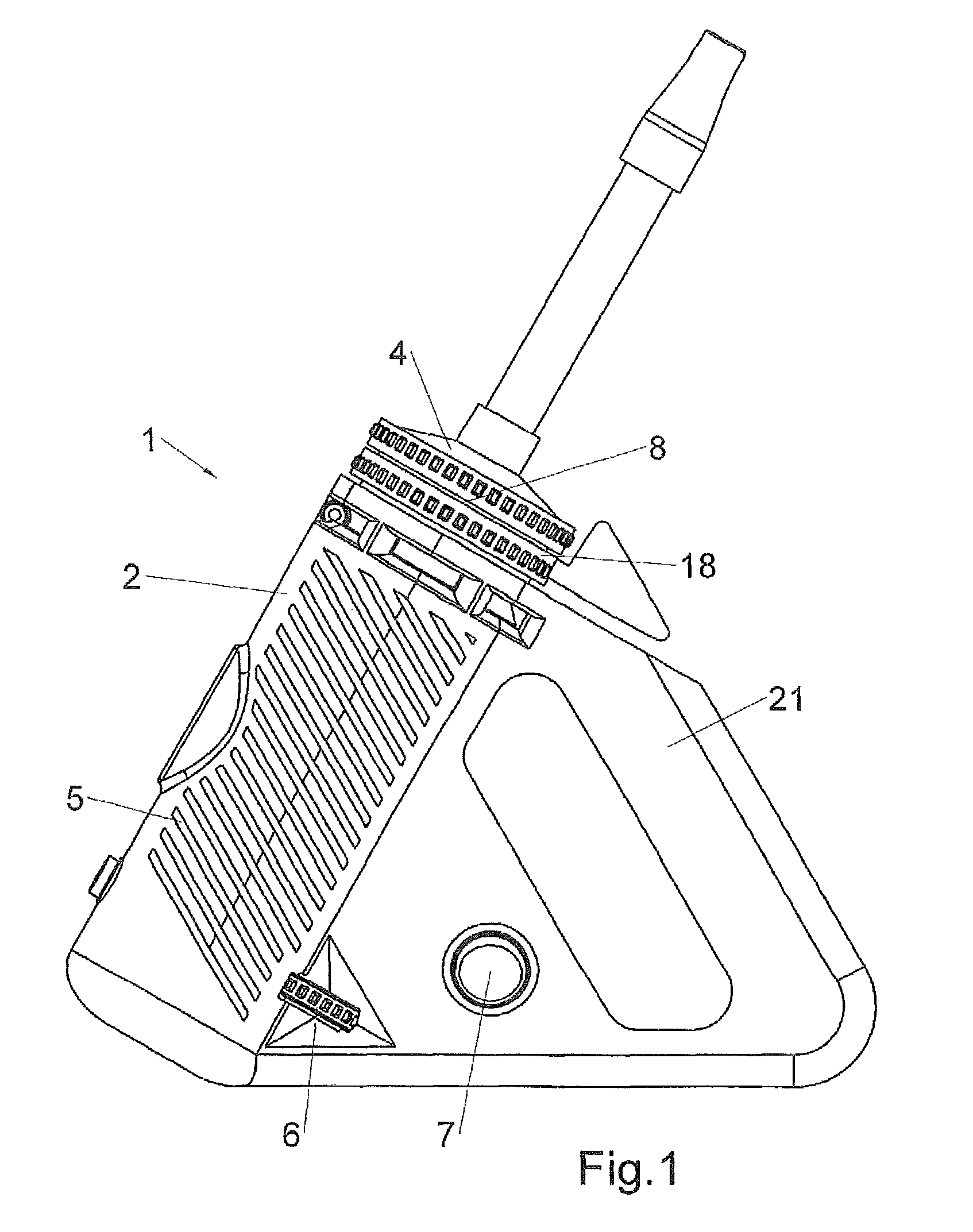 Vaporizer with combined air and radiation heating