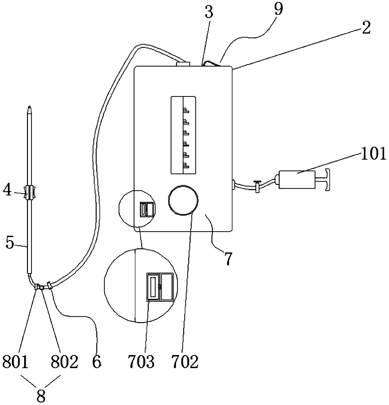 Cerebrospinal fluid extracting tool