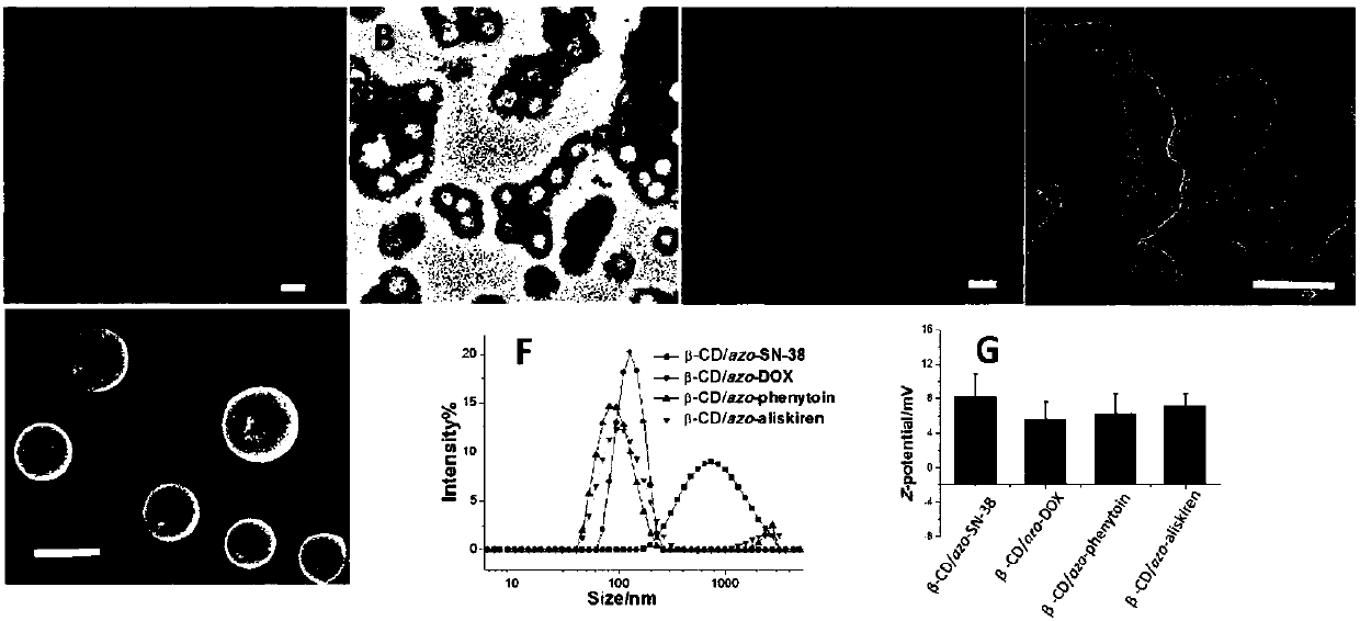 Supramolecular surfactant constructed by cyclodextrin and hydrophobic medicine and preparation method thereof