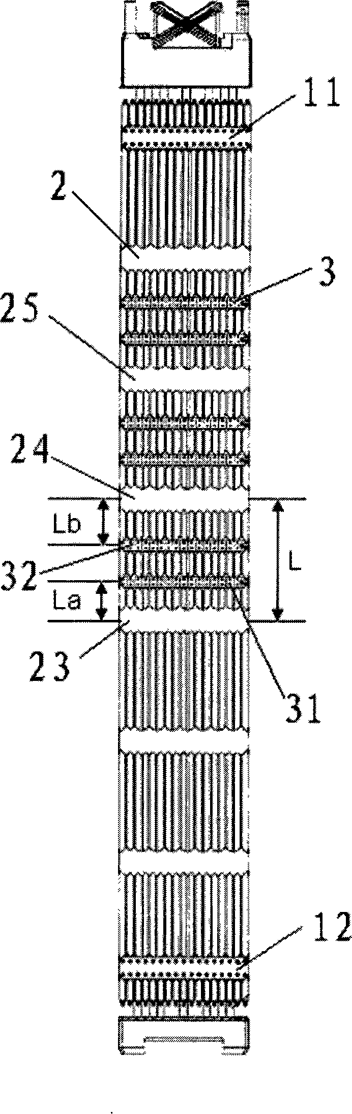 Fuel assembly and nuclear reactor core using the same