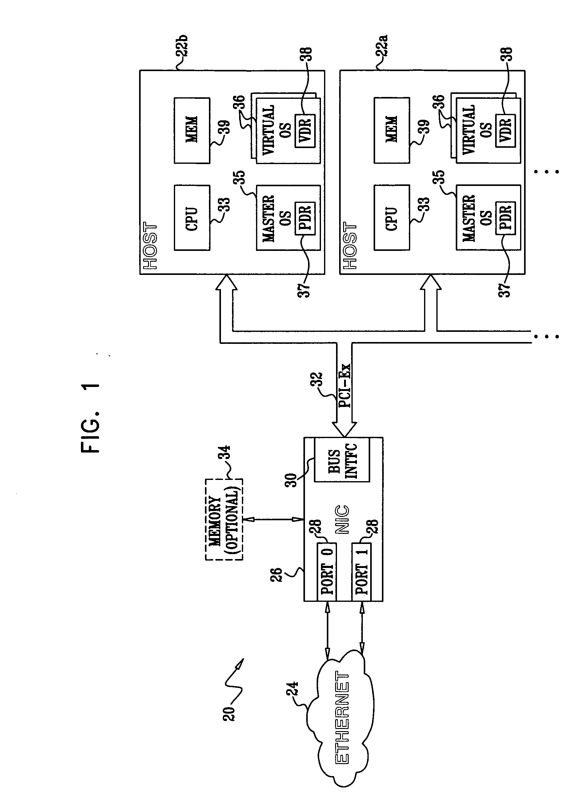 Efficient handling of work requests in a network interface device