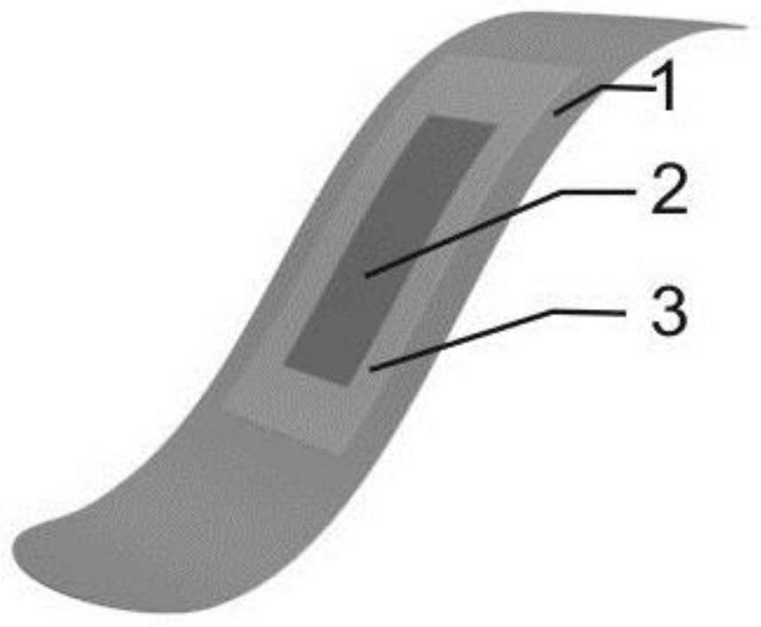 A wearable flexible temperature sensor for monitoring human body temperature and its preparation method