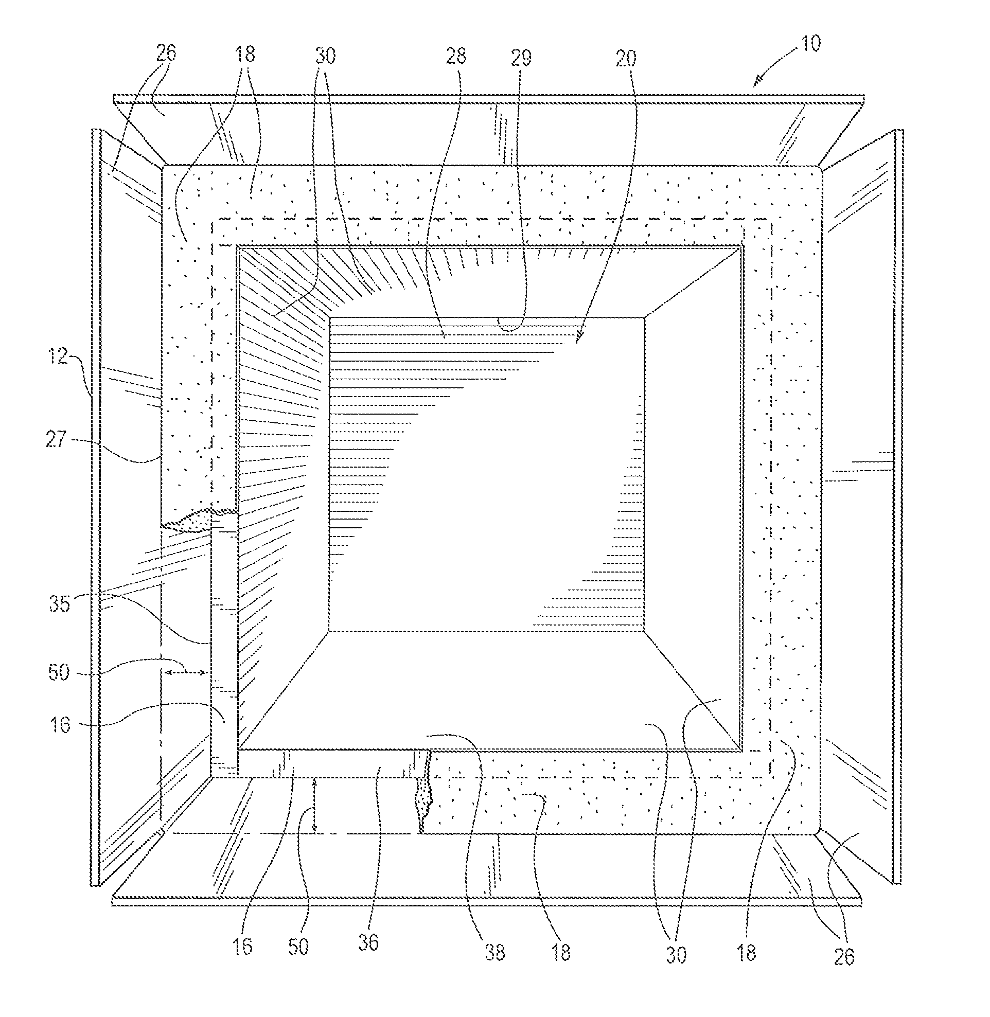 Thermally insulated polyurethane shipper and method of making same