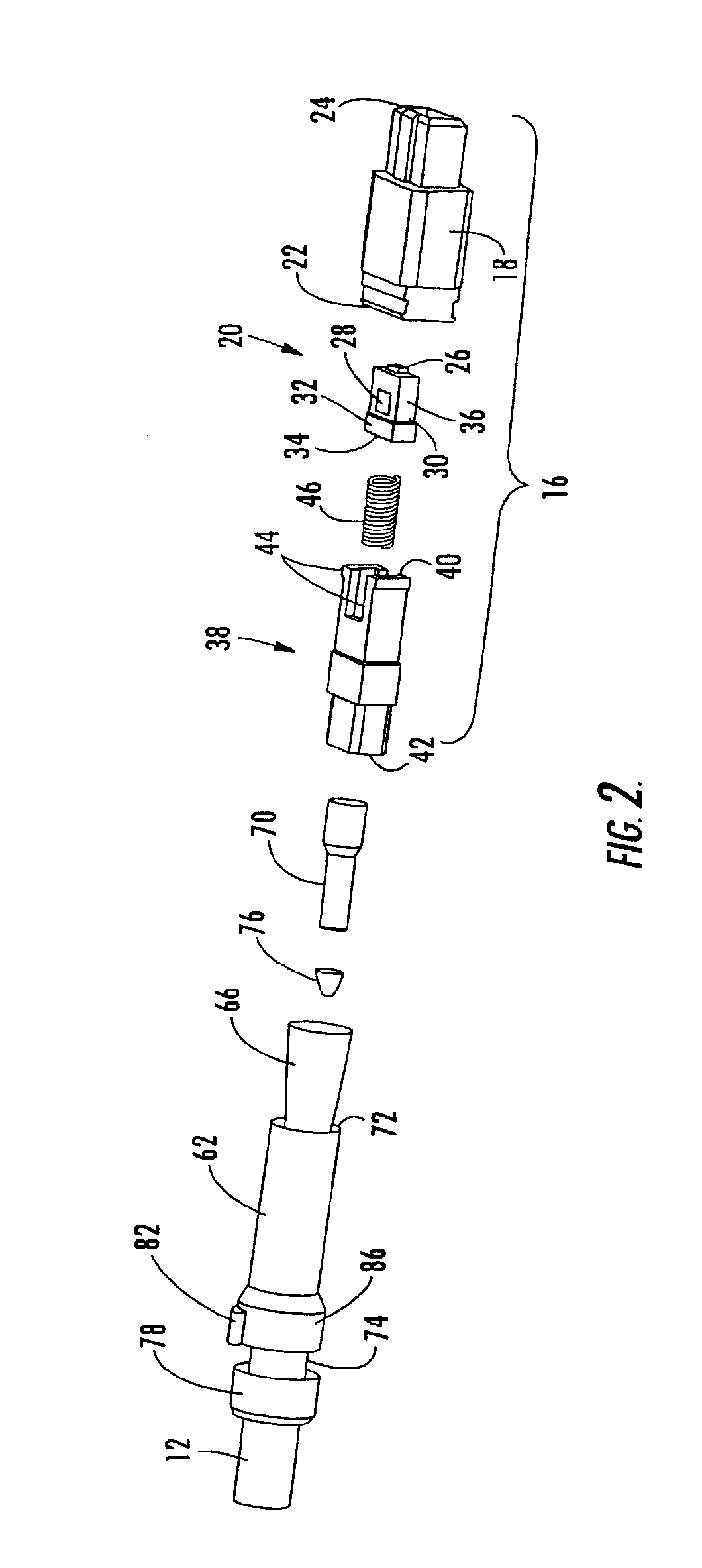 Fiber optic plug and receptacle assembly