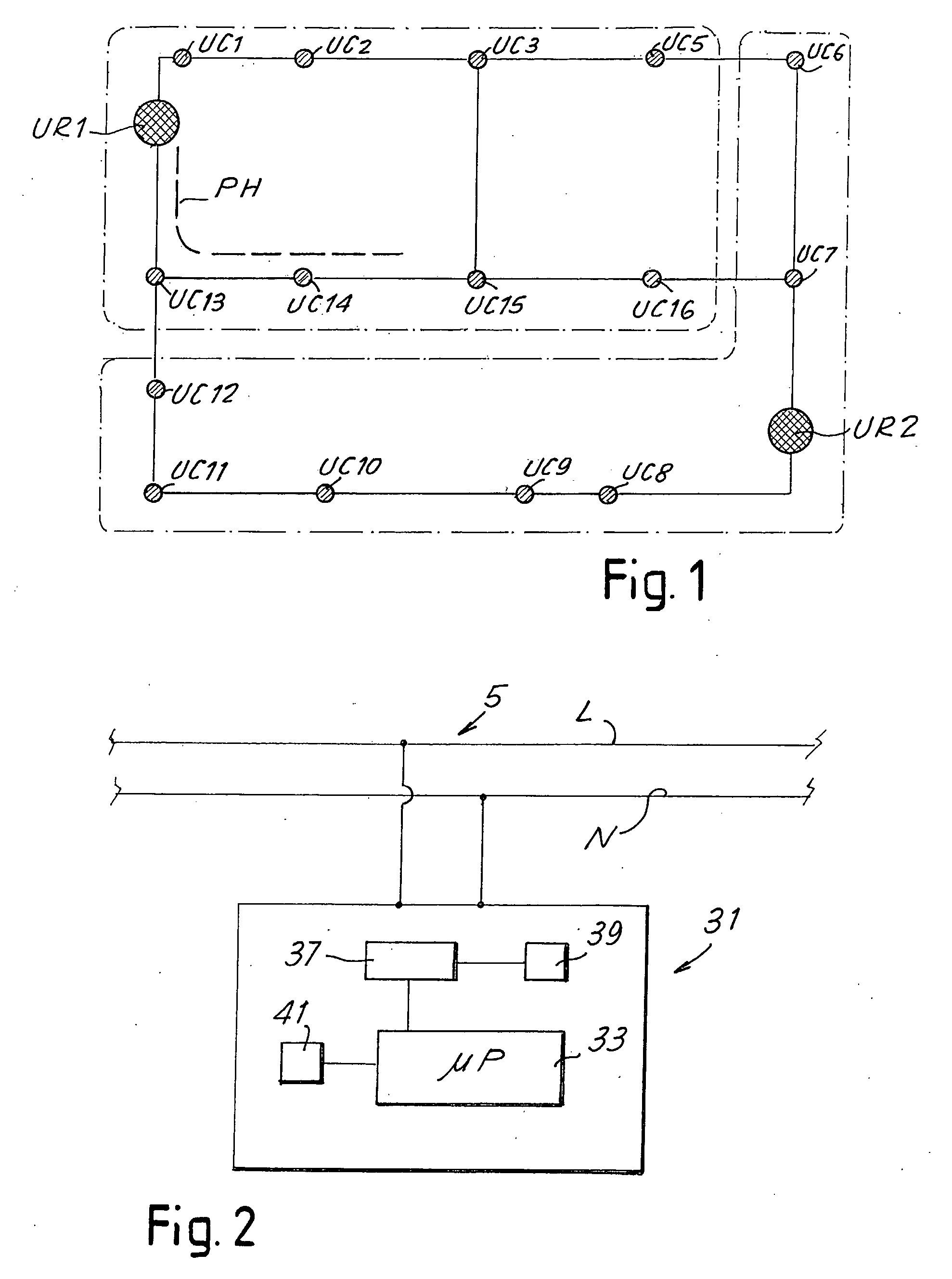 Method for Transmission of Information Between Nodes of a Network and Network Using Said Method