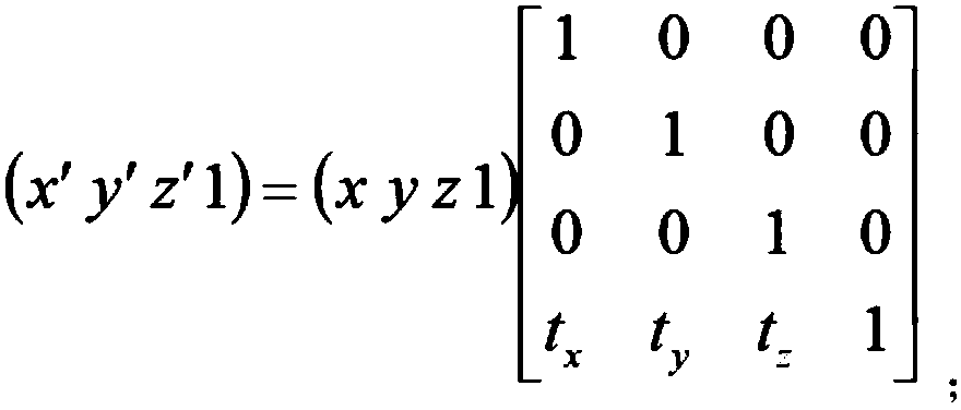 Image calibration method based on RGBD depth camera device