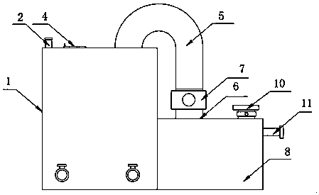 Boiler water processing device