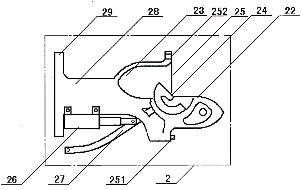 High-speed rail combing and separating combined transport connecting device