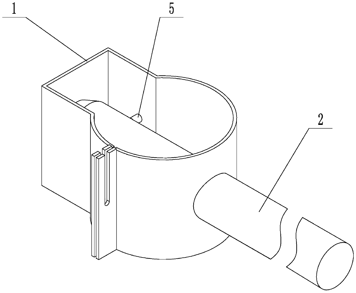 A hoop device and method for preventing misoperation of a brake knife