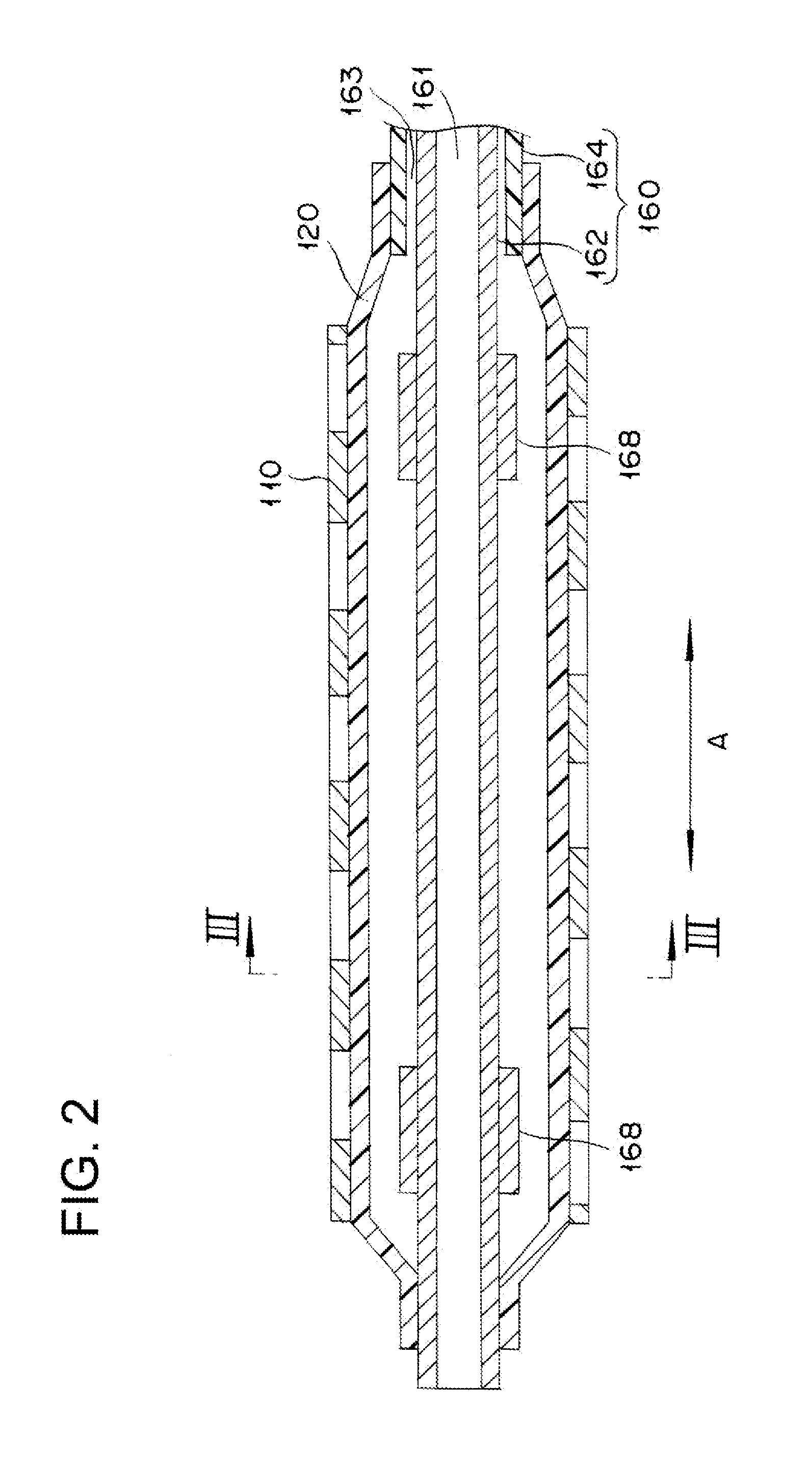 Indwelling device delivery system