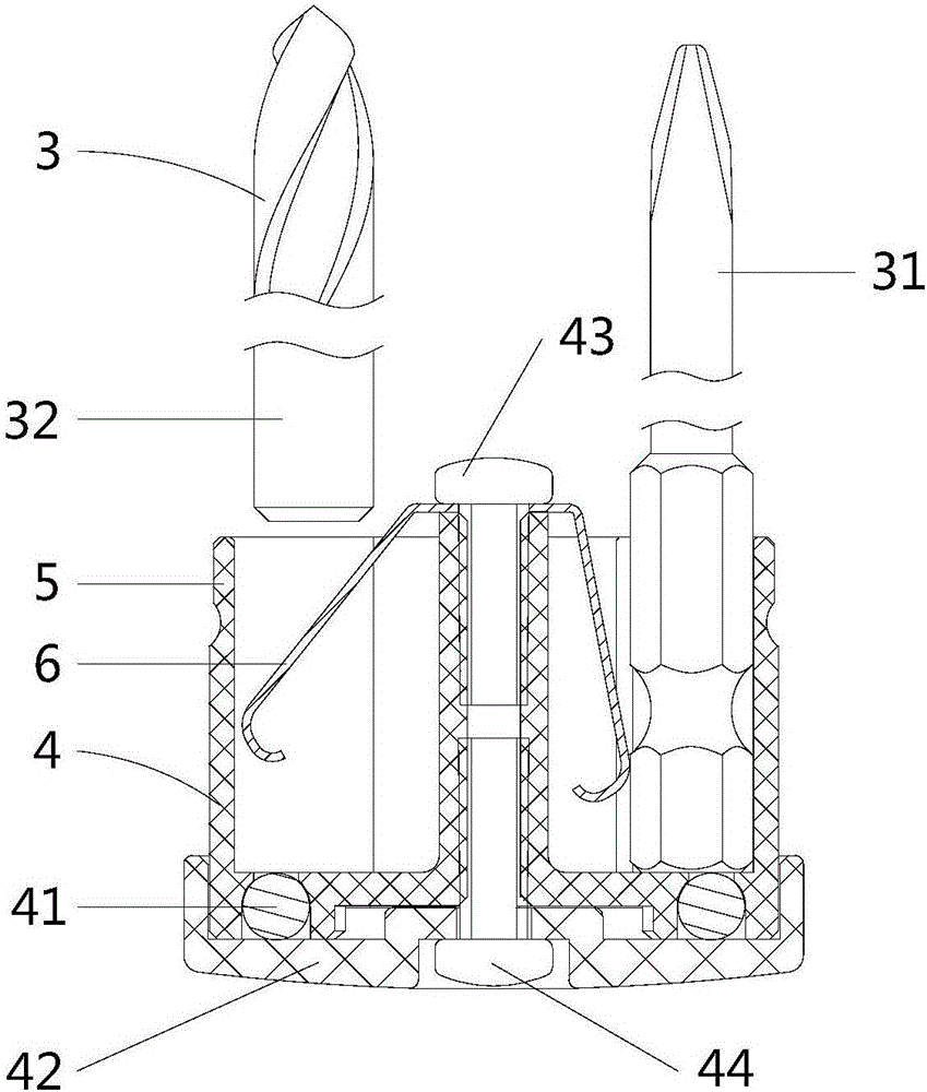 Auxiliary handle used for electric tool