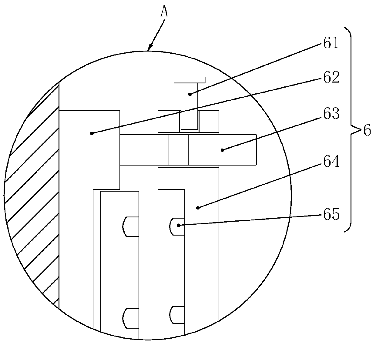 A pipe beveling machine