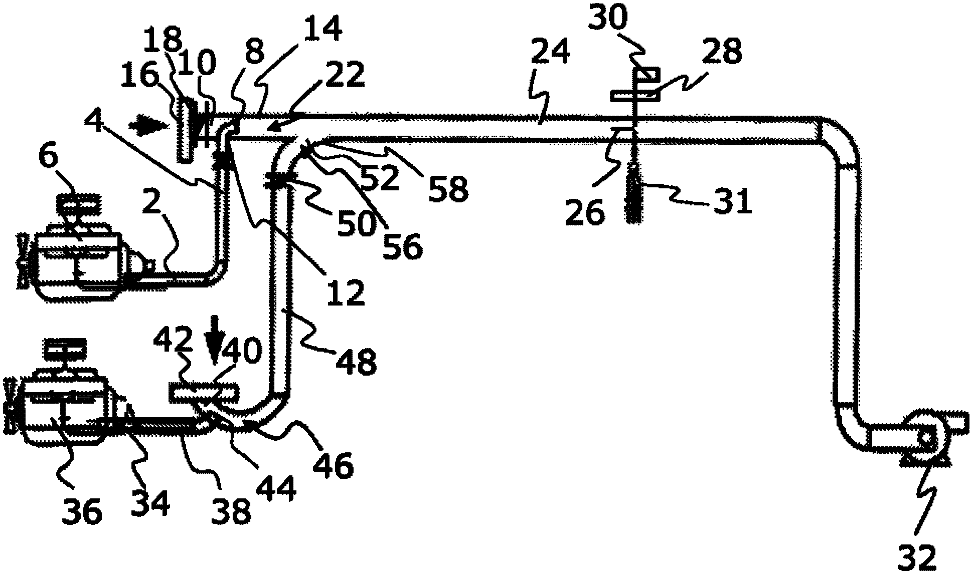 System for taking exhaust gas samples from internal combustion engines