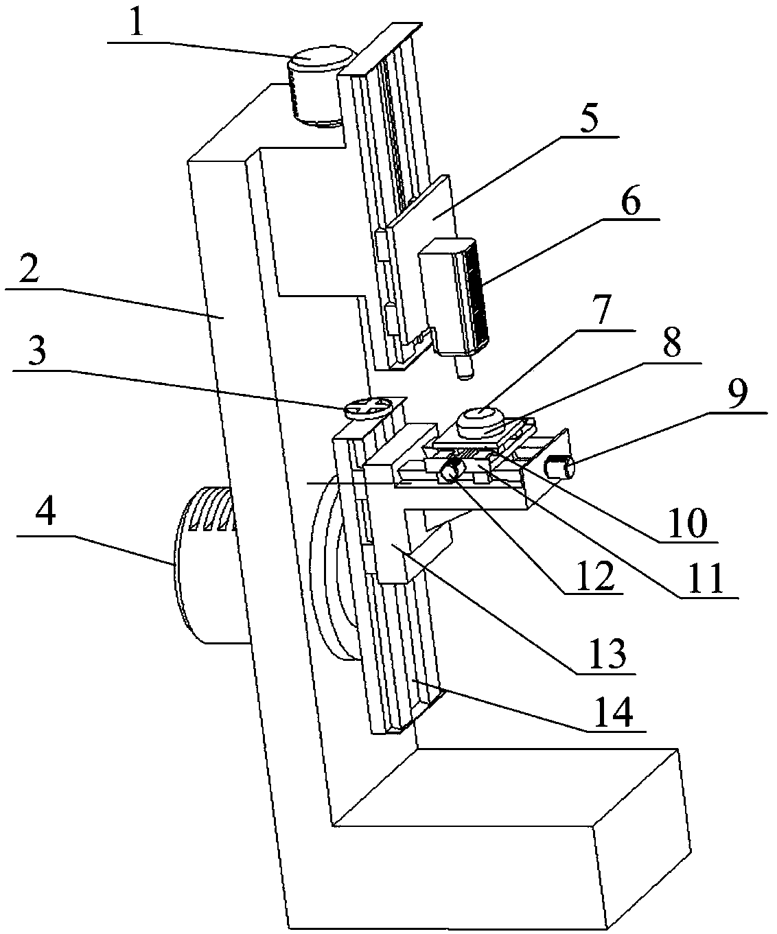 An aspherical surface shape detection device and method based on the closest circle theory