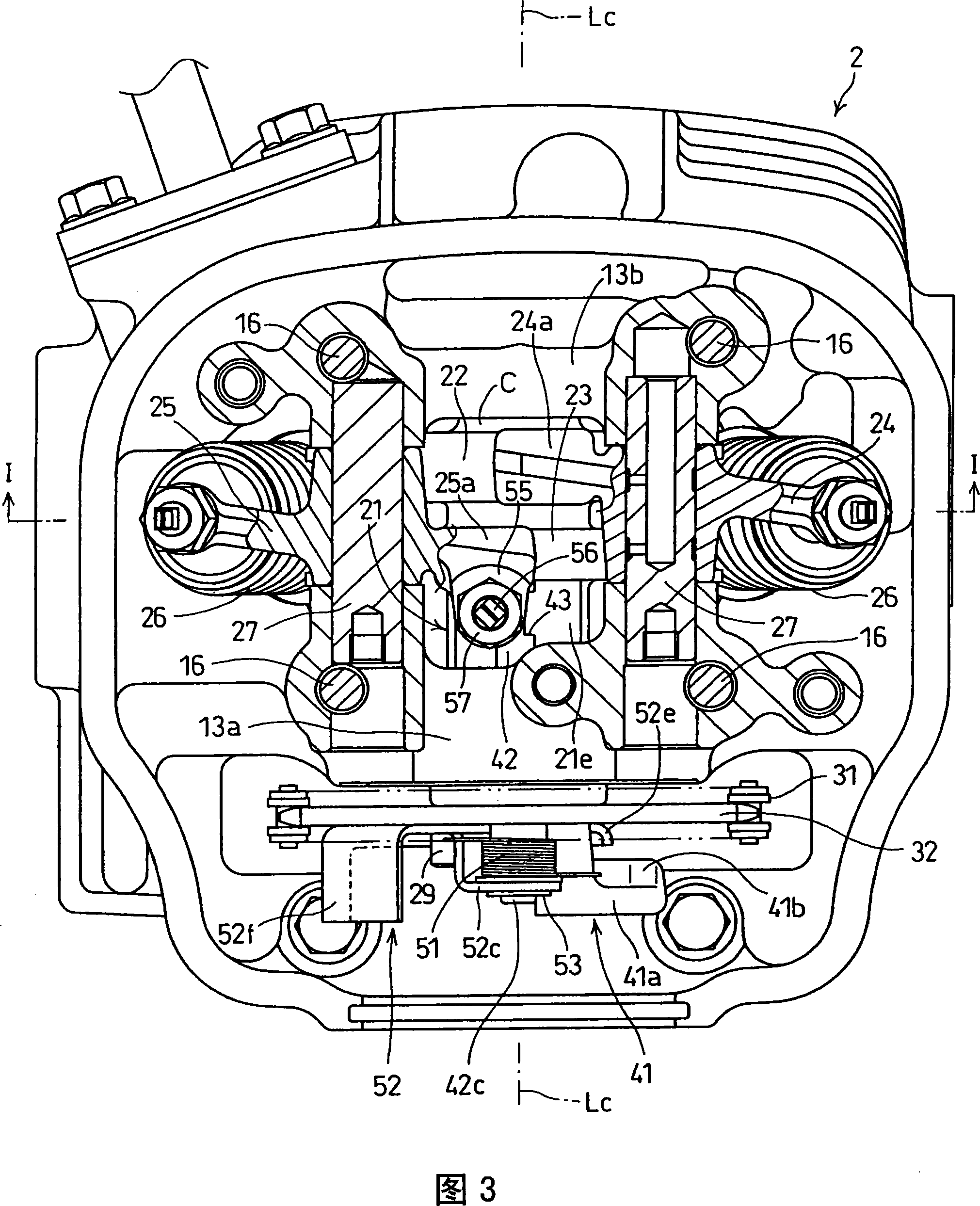 Internal-combustion engine with decompressor
