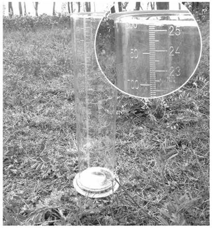 A portable high-sensitivity short-duration weak precipitation metering device