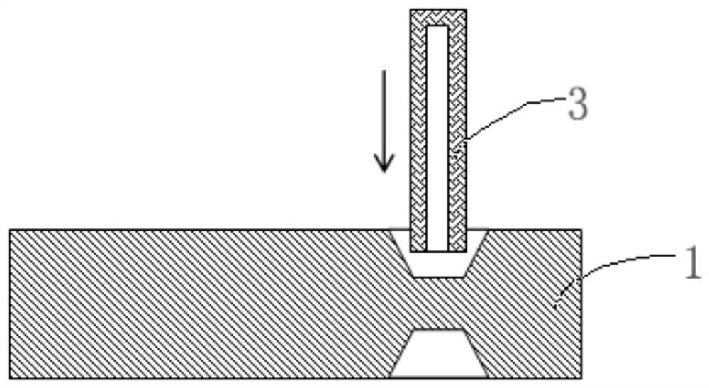 Processing method of oxygen, nitrogen and hydrogen analysis test sample by using coring drill