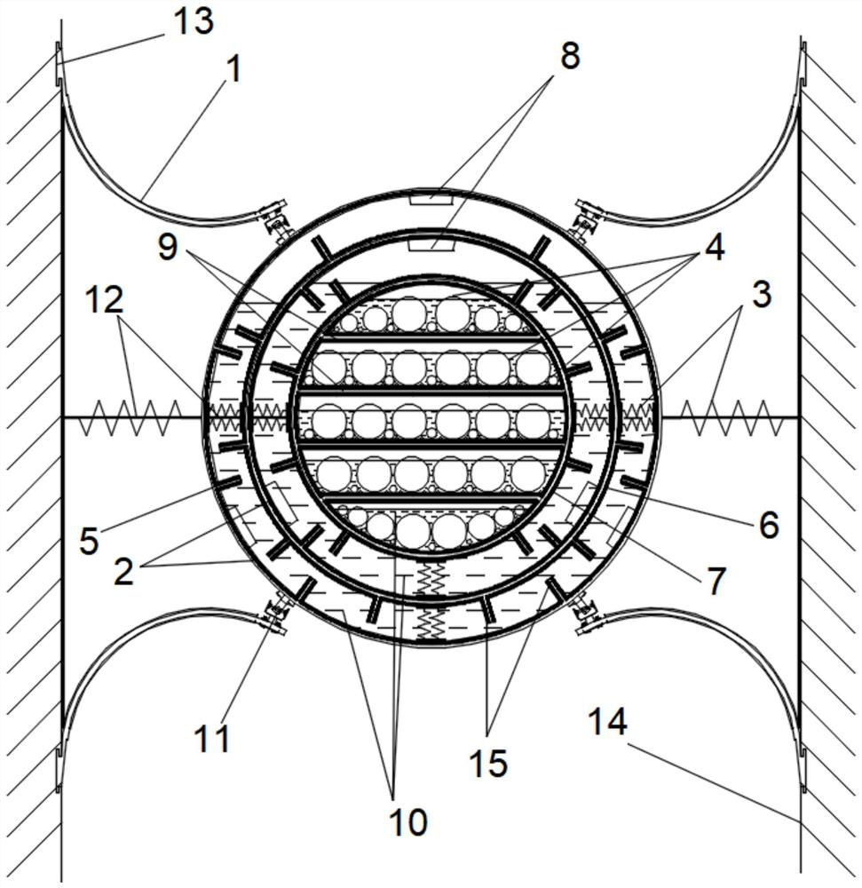 A Composite Nested Piezoelectric Damper for Floating Offshore Wind Turbines