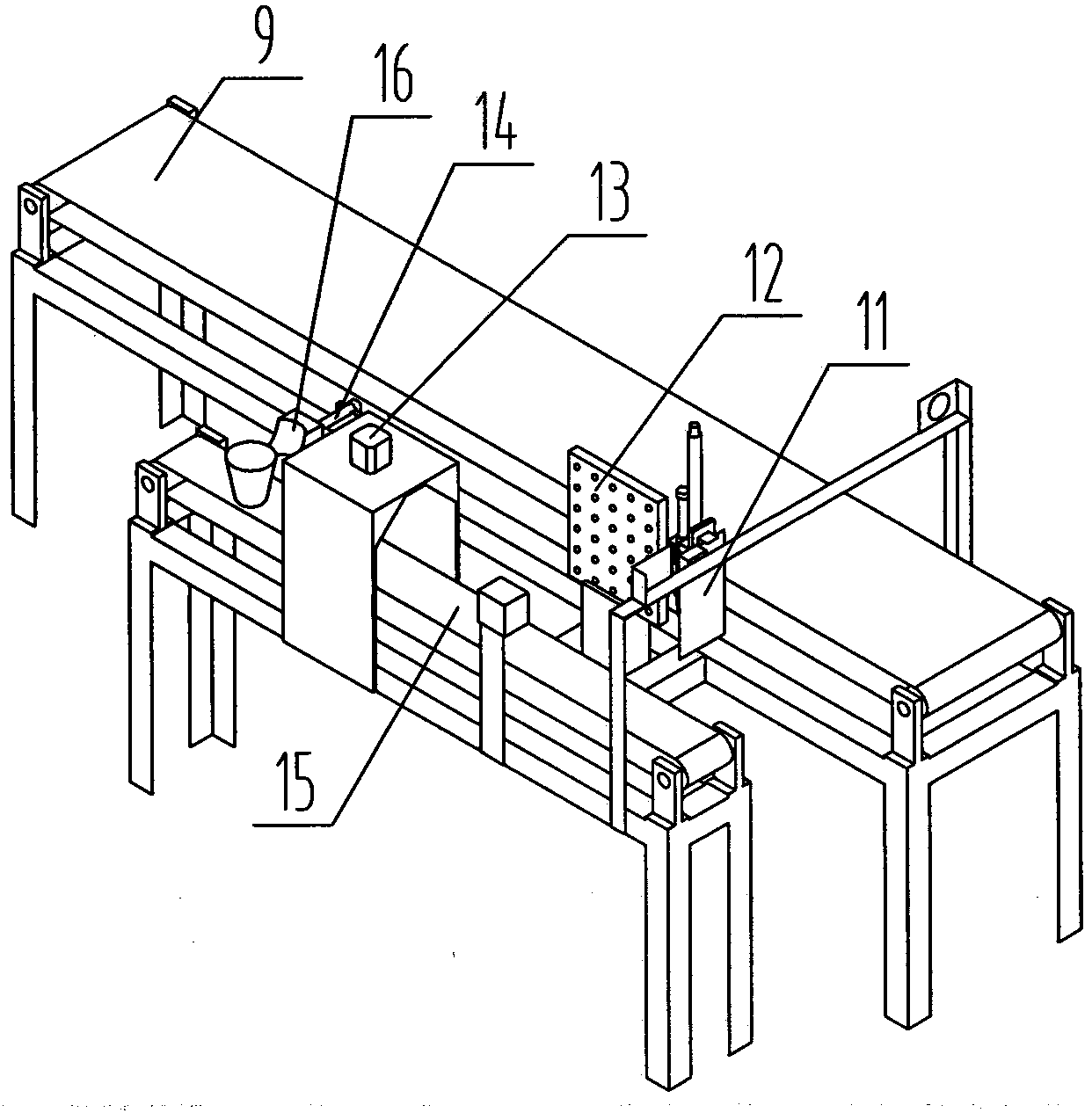 Full-automatic melon stock and scion grafting machine