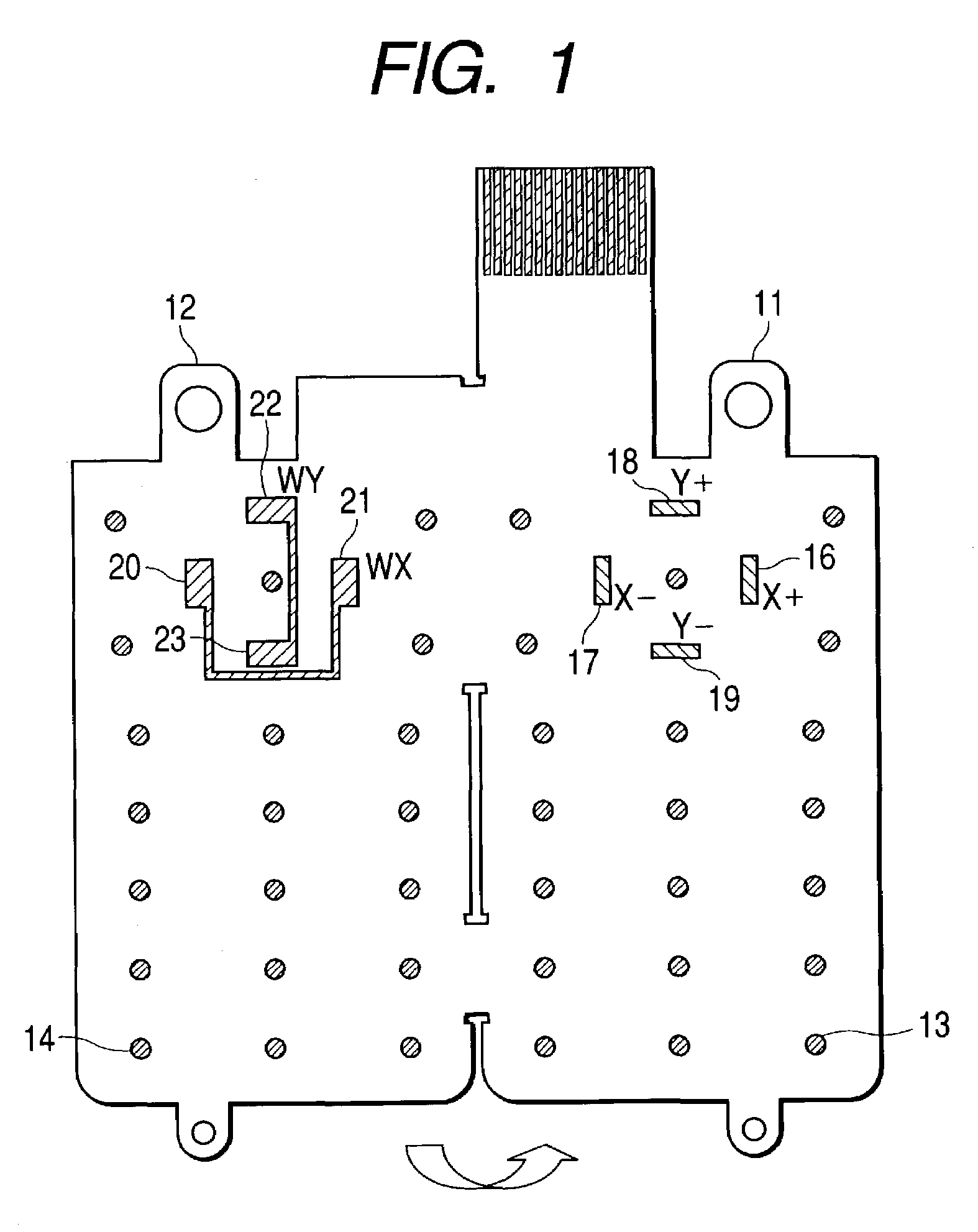 Multi-directional pressure-responsive input device