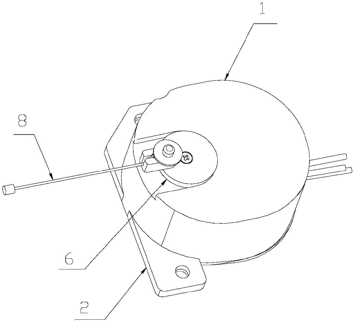 Washing-machine water-draining traction device and washing machine