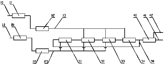 Method for preparing natural gas from yellow phosphorus tail gas and production device using method