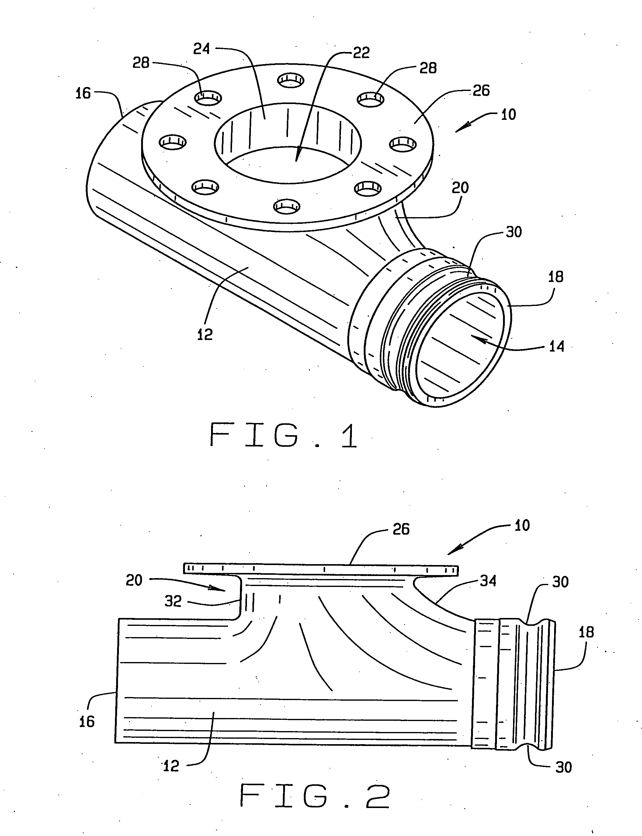 Tee and Unload Line with Integrated Cam Lock