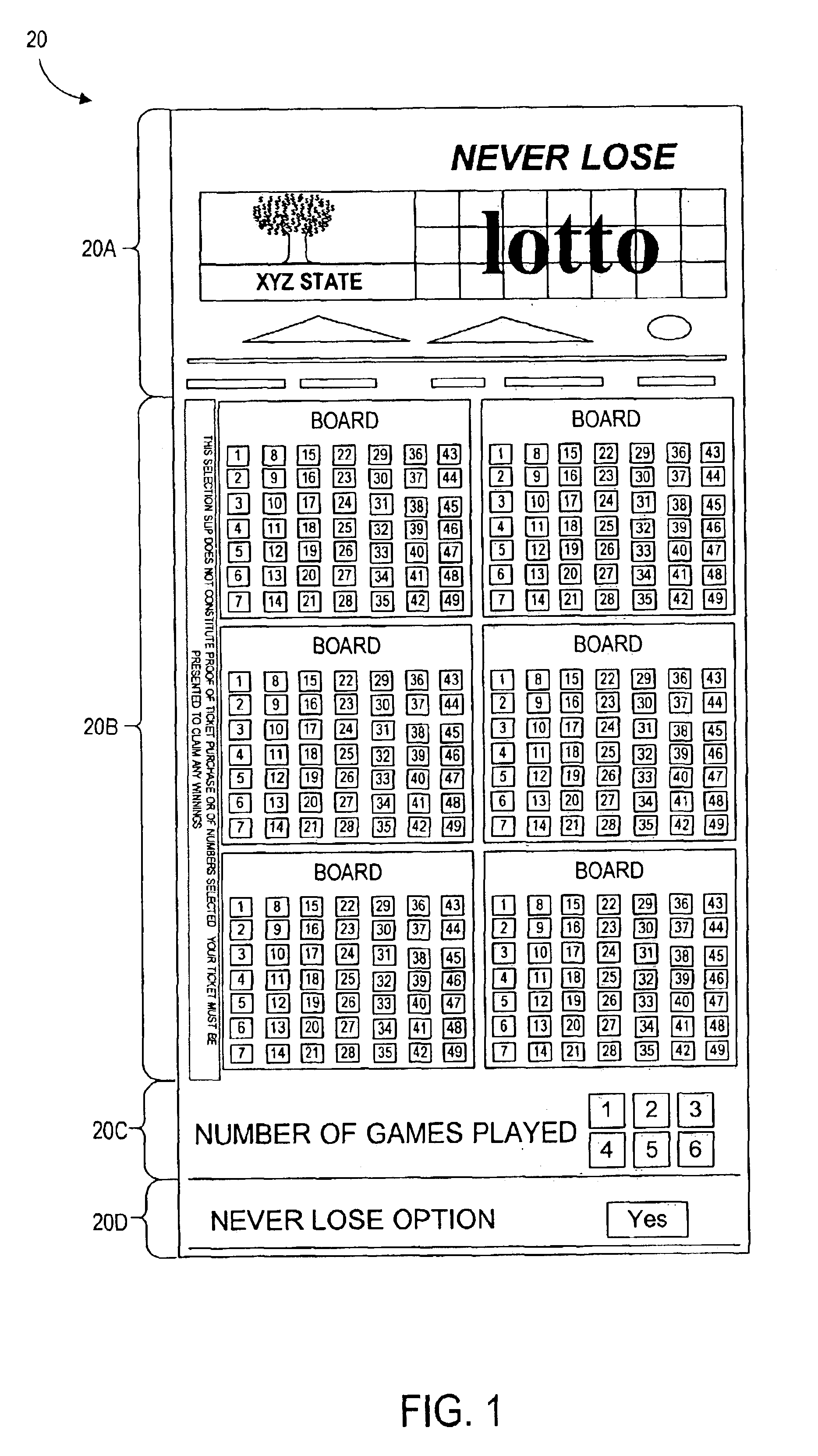 Method and apparatus for operating lotteries and for generating and processing lottery entries