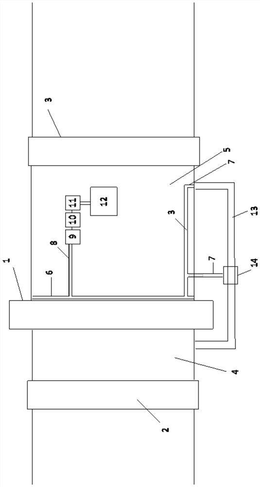 Method for intensively collecting, treating and recycling construction wastewater in dam area of hydropower engineering in high mountain and valley area