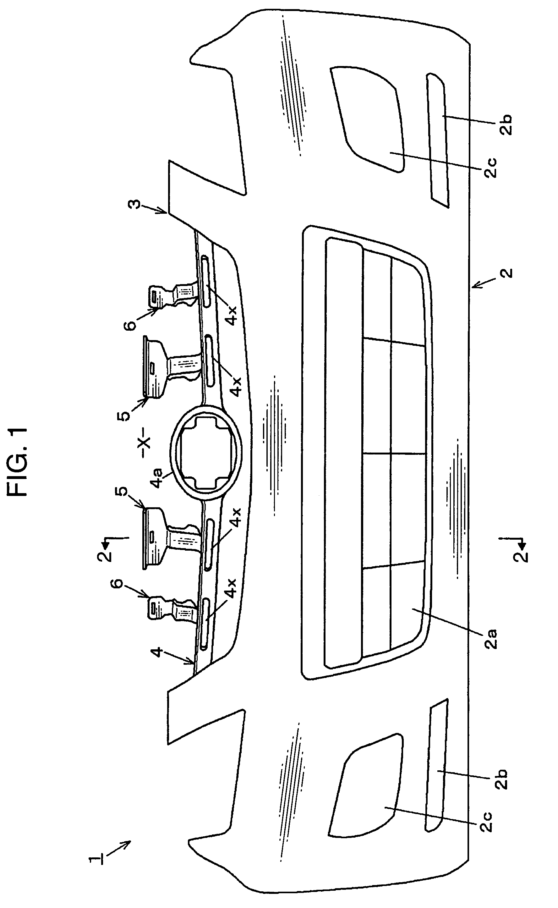 Bumper structure for vehicle