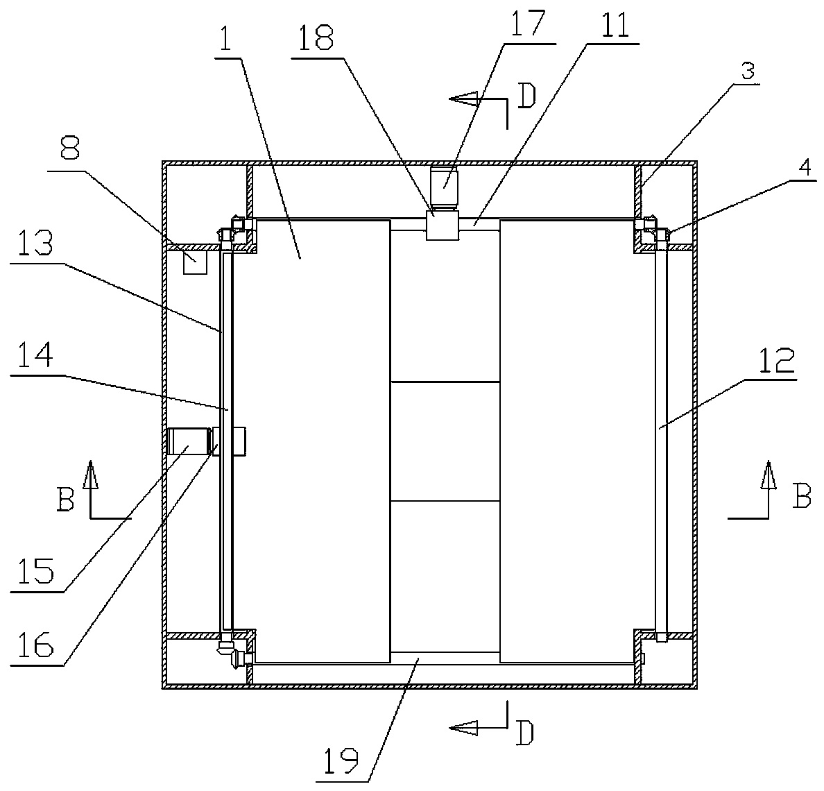Overturning-type safety protective fence for wireless charging transmitter of electric vehicle